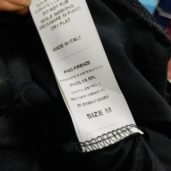 Pho Firenze M Black Lace Ruffle Maxi Dress With Open Back Embellished Straps - Picture 7 of 16